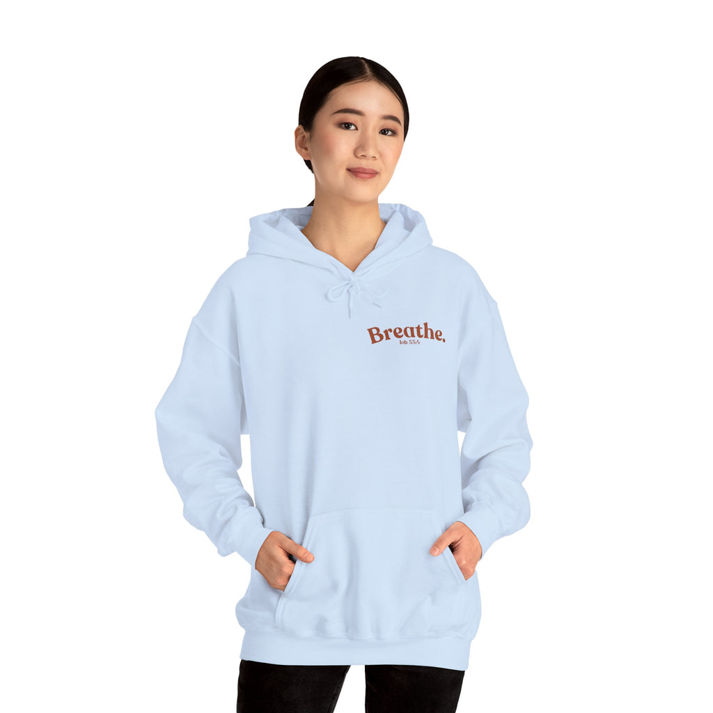 Breathe Hoodie | Job 33:4 | Flower Lungs