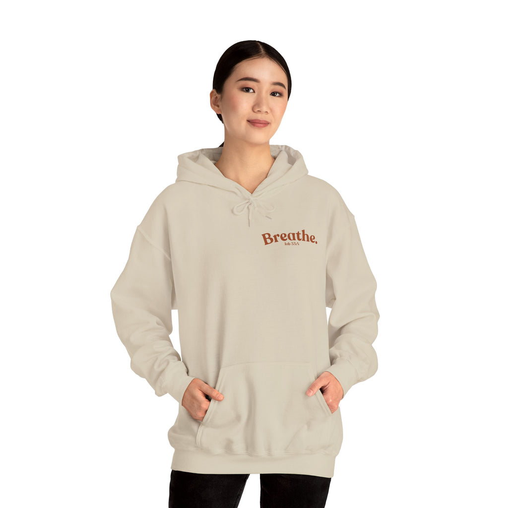 Breathe Hoodie | Job 33:4 | Flower Lungs