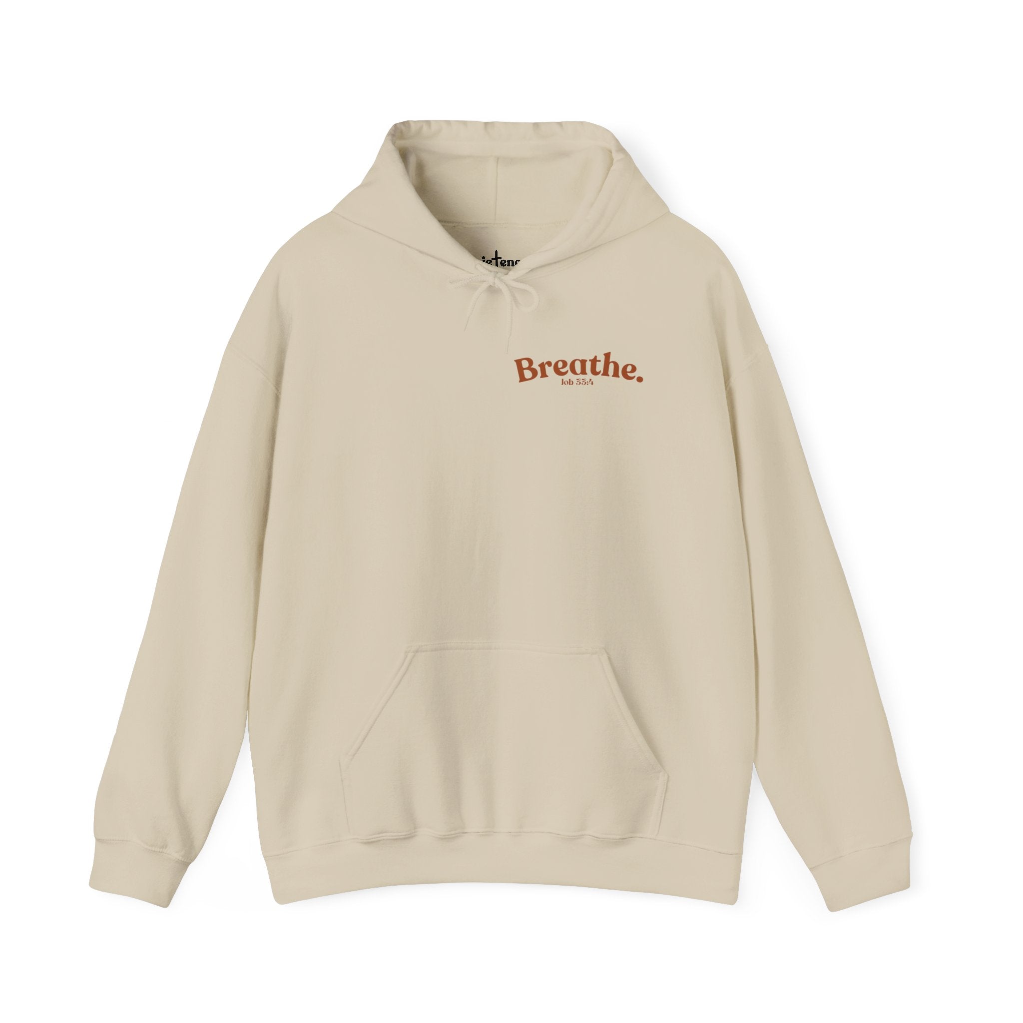 Breathe Hoodie | Job 33:4 | Flower Lungs