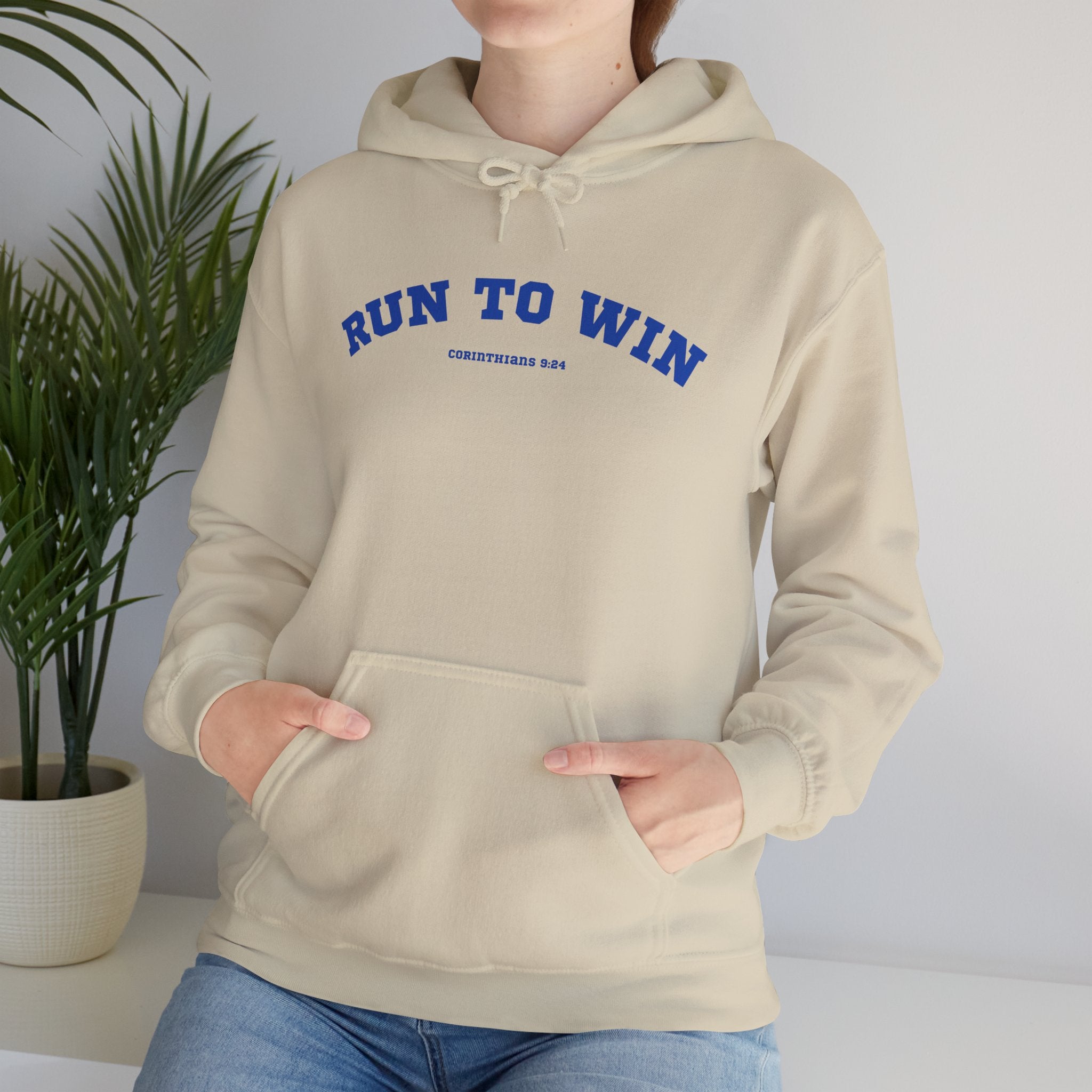 Run to Win Hoodie | Corinthians 9:24