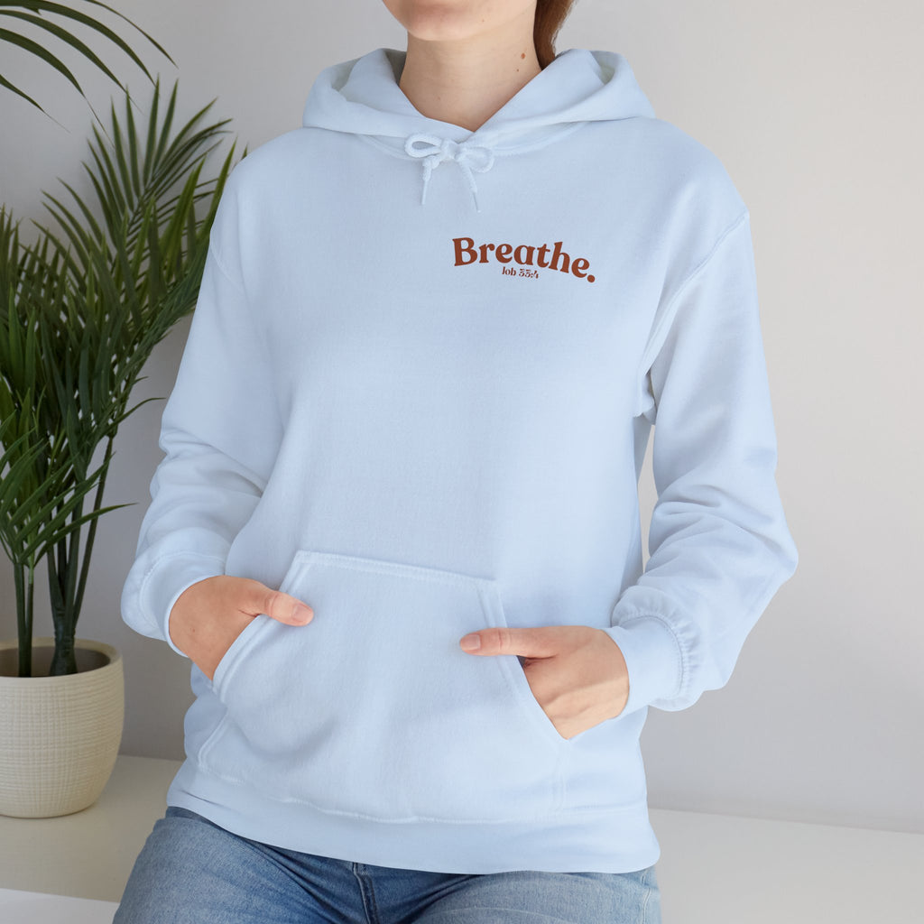 Breathe Hoodie | Job 33:4 | Flower Lungs