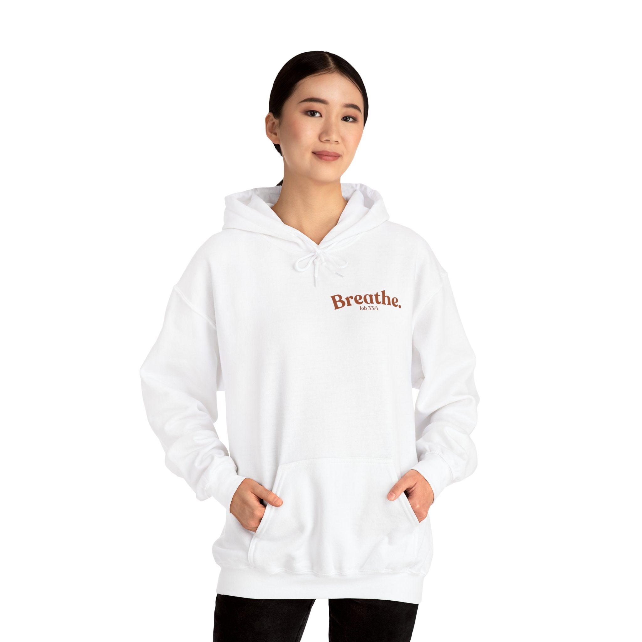 Breathe Hoodie | Job 33:4 | Flower Lungs