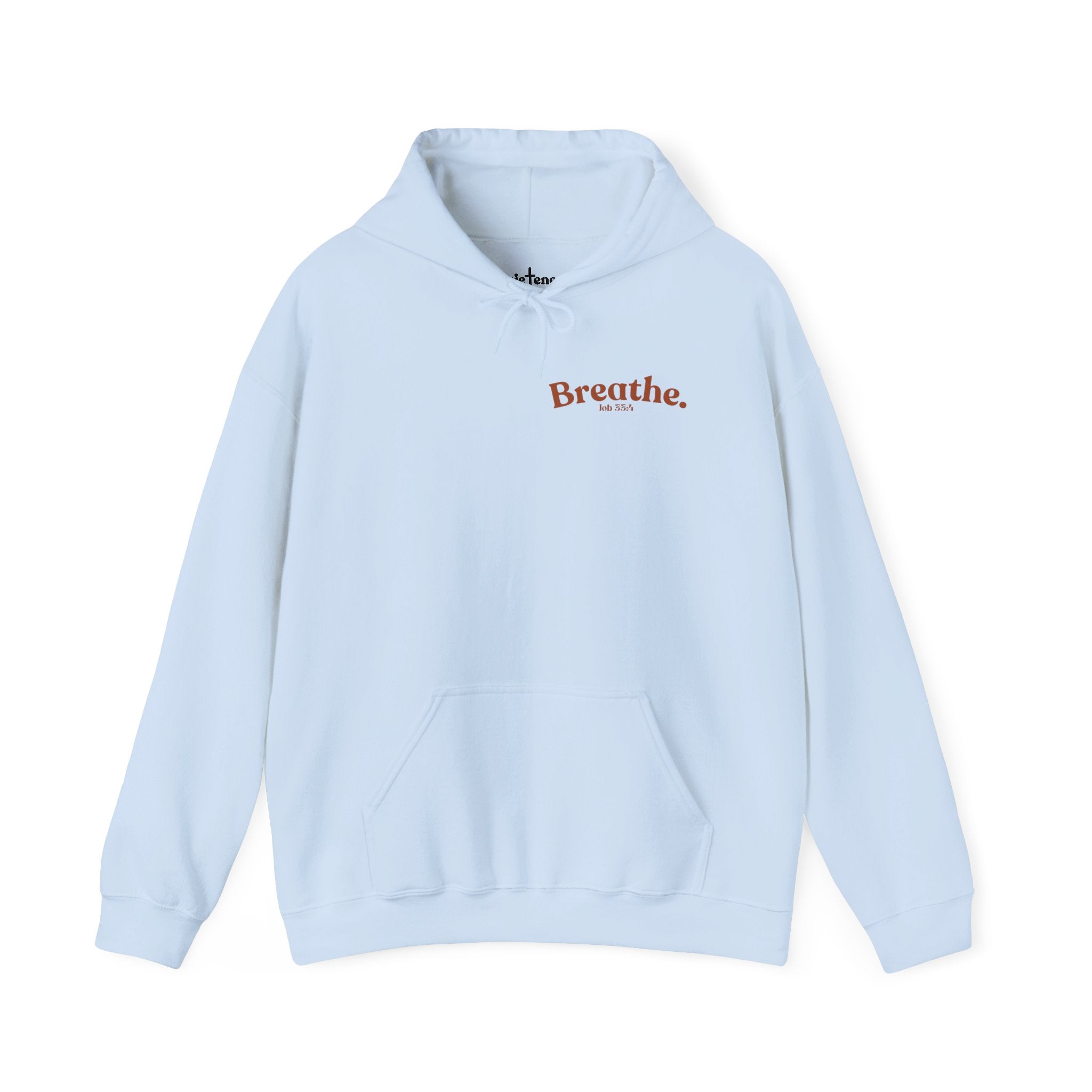 Breathe Hoodie | Job 33:4 | Flower Lungs