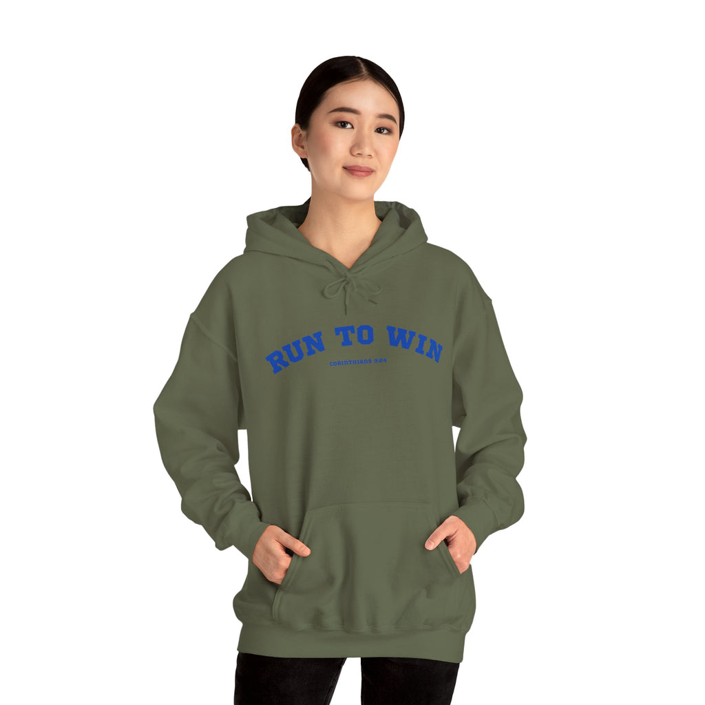 Run to Win Hoodie | Corinthians 9:24